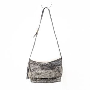 Stone Mountain Leather - Gray marble purse